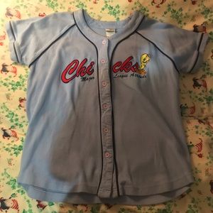 Vintage Warner bros tweety bird jersey shirt! Looney tunes